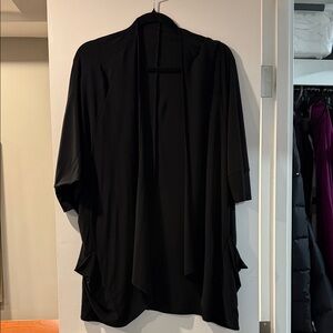 Sympli Black Draped Shrug